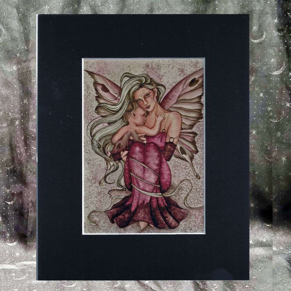 Jessica Galbreth 𝐈𝐍𝐍𝐎𝐂𝐄𝐍𝐂𝐄 Fairy Angel Enchanted Art Print 10x8 EAP3837 - Picture 2 of 8